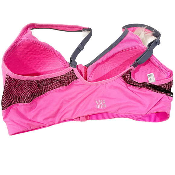 Victoria's Secret Size 36B Bra Bundle Sports and Pushup Red and Pink - Picture 4 of 14